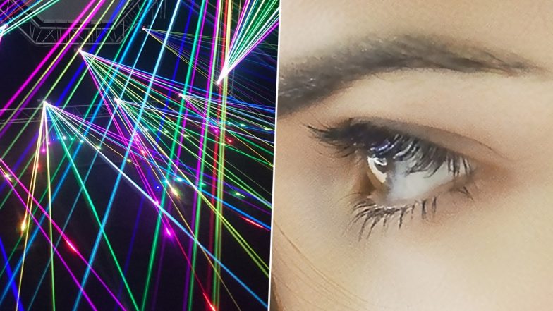 Laser-Light- damages eye