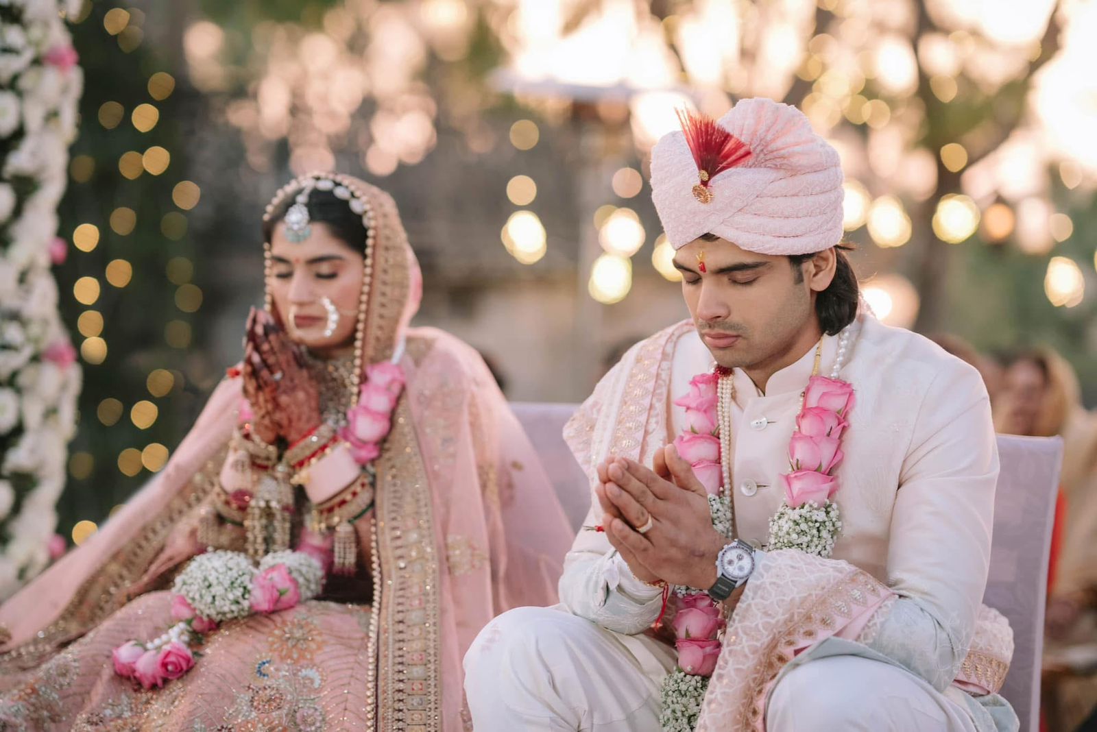 Himani Mor and Neeraj Chopra